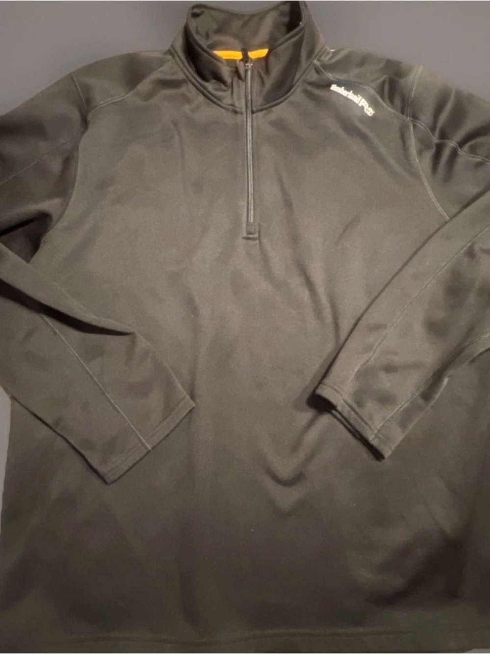 Timberland Pro Black Pullover with Orange Trim
